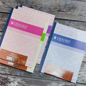 B5 잘펴지는노트 일본식 선 5권 학교 옥스포드 제본 연습장 대학 30매 패드 관공서 문구반점 공책 브랜빌