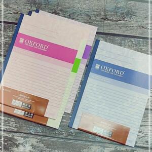 일본식 잘펴지는노트 B5 30매 5권 학교 관공서 문구반점 제본 대학 공책 선 패드 연습장 브랜빌 옥스포드