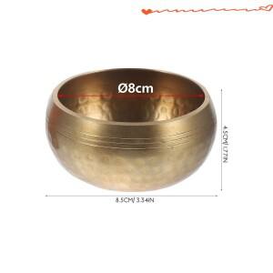 2026년 신제품 티베트 명상 싱잉볼 네팔 수공예 금속 요가 및 마음챙김 연습용 스틱 포함