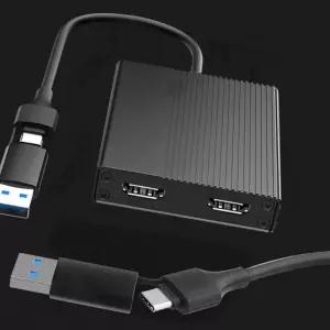 HDMI분배기 듀얼모니터 확장 4K 영상 노트북 컴퓨터 화면