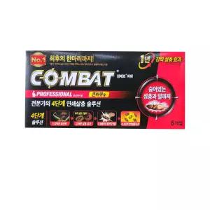 컴배트 파워 큰바퀴용 6개입 x1개 살충제 바퀴약 바퀴벌레퇴치