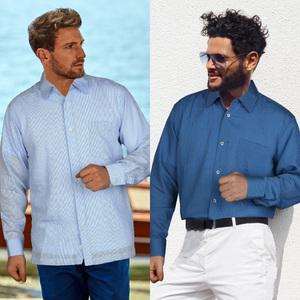 쟌피엘 시어서커 냉감 긴팔셔츠 봄여름 남방 와이셔츠											