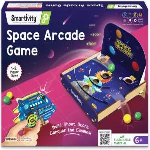 6년 이상 아이들을 위한 스마트비티 스페이스 아케이드 게임 1-2인용 슈팅 및 득점 7년 8년 9년 10년 11년