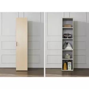 미니멀 원룸 학생 도어 틈새 선반 옷장 (3색) 남자 소형 붙박이장 예쁜 큰