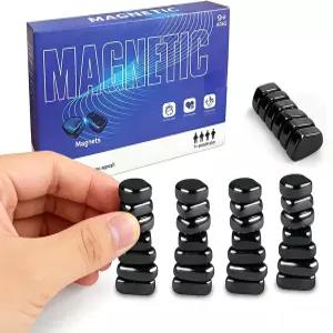 32개의 스톤이 있는 자석 게임 스트링이 체스 가족 및 파티 여행 캠핑 퍼즐 전략