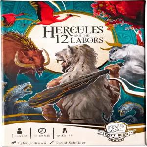 엔비 본 게임 헤라클레스와 12명의 노동 솔로 카드 주사위 신화 전략 모험 에픽 퀘스트 완료 몬스터 전투