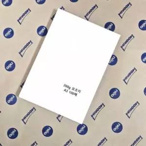 [문구/오피스] 전지 A3 모조지 사이즈 100매 백상지