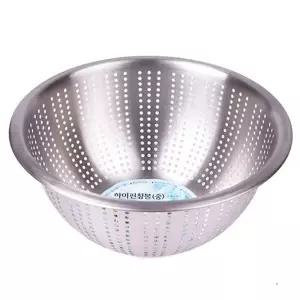TBZ 스텐 펀칭 믹싱볼 중 24cm 과일씻기 세척볼 설거지