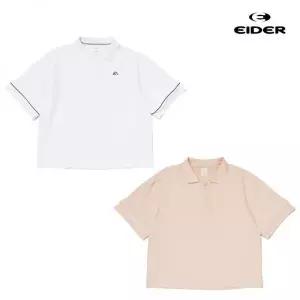 [아이더]택가 콜드브루 여성 반팔 짚업 폴로티 여자카라티 DWM23214 750019