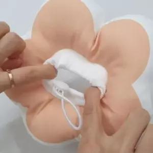 [반려] 반려견 꽃피는 강아지 고양이 쿠션 넥카라