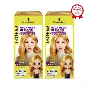 프레쉬라이트 메가메가 블리치 탈색제 90ml x2개 구성