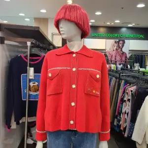 [베네통]스티치점퍼형가디건(BAKC71361)_DG
