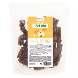 강아지 간식 오리 목뼈 500g 1개