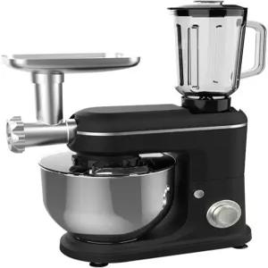 스테인리스 스틸 볼 반죽 후크 와이어 채찍 비터가 포함된 6L 스탠드 믹서 메이커 기계 가정 및 상업용으로