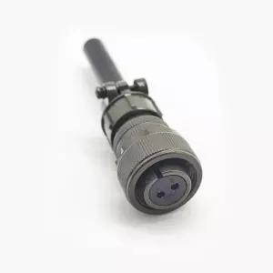 MS3106A14S-9S 산업용 원형 커넥터 MIL-DTL-5015 시리즈 나사형 2핀 접점 솔더 암 스트레이트 14S 쉘 크기