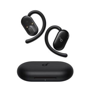 Anker 오픈 이어 헤드폰의 사운드코어 V20i 조절 가능한 훅 울트라 컴포트 스너그 핏 강력한 사운드 클리어 콜 IP55 36시간 플레이타임 블루투스 5.4 무선 이어버드 멀티포인트 연결