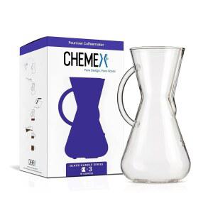 CHEMEX POUR OVER 유리 커피 메이커 포장 시리즈 3컵 손잡이