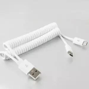 coms 안드로이드 케이블(스프링) 10cm USB to 5P(Y형)