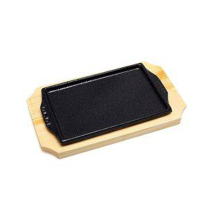 감바스 사각 스테이크팬 주물팬 콘치즈판 구이판 3호