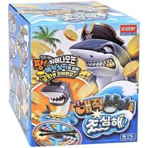 아카데미과학 해적상어 룰렛 복불복 게임 스릴 넘치는 파티 보드게임