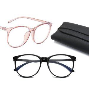 빅사이즈 뿔테 블루라이트차단 투명 안경