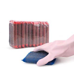 고밀도 우레탄폼 수세미 10개 세트 무포장 기본스타일 부드러운 울스텐 재질