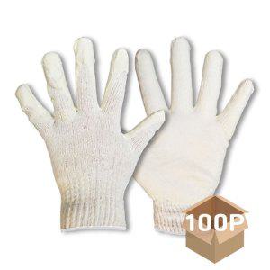 손바닥 반코팅 작업 안전 장갑 흰색 100개입 1P 10g 현장 공장 목장갑