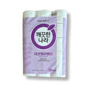 깨끗한 나라 데코 앤 라벤더 30m 30롤