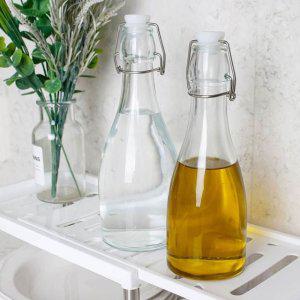 투명 오일 와인 꿀 글라스락 밀폐 용기 유리병 350ml