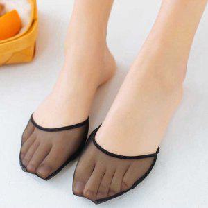 블랙 망사 발끝양말 블로퍼 페이크삭스 여성덧신 구두양말 시스루