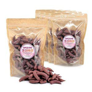 킴스팜팜 자색고구마 뿔 참마칩 120g (5개) 자연담은 고소하고 바삭한 참마과자 간식