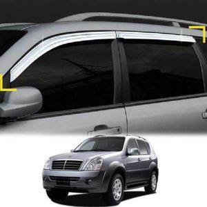 렉스턴2 윈도우바이저 크롬 썬바이저 윈도우몰딩