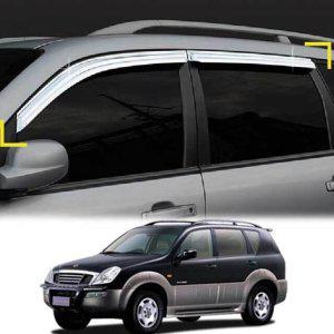 구형 렉스턴 윈도우바이저 크롬 썬바이저 윈도우몰딩