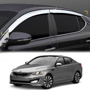 구형 K5 윈도우바이저 크롬 썬바이저 윈도우몰딩