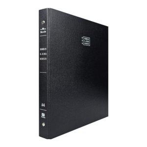 흑색 A4 30공 O링 바인더 파일철 서류철