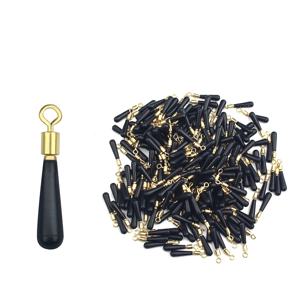 낚시 기어 블록 회전 드리프트 낚시 플로트 액세서리, 구리 고무 도구, 물고기 플로트 베이스, 50 개