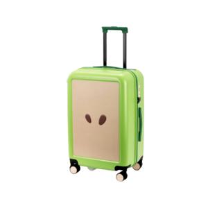 녹색 사과 & 빨간 사과 디자인 여행 가방 20인치 24인치 기내용 바퀴 달린 수하물 (TSA 잠금 장치 포함), 튼튼하고 조용한 바퀴 |   유니스