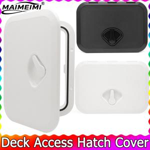 ABS 데크 접근 해치 커버 11인치 흰색 검정색 해양 데크 접근 해치 방수 자외선 차단 미끄럼 방지 검사용 보트 요트 RV