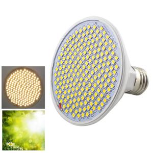 새로운 전체 스펙트럼 200 LED 식물 성장 빛 E27 전구 노란색 Fitolamp 실내 채소 성장 상자 텐트 홈 룸 그린 하우스