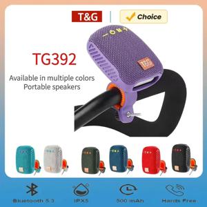 야외 자전거 TG392 블루투스 caixa de som 휴대용 무선 사운드 박스 TWS 핸들 바 스피커 스쿠터 용 방수 서브 우퍼