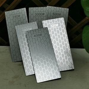 다이아몬드 샤프닝 스톤 칼갈이 150*63mm 초박형 벌집 표면 칼갈이 주방 연마 도구