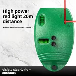 90 °   레이저 레벨 적외선 라인 마커 고정밀 자체 수평 조절 레드 빔 벽 타일 건설용 휴대용 측정 도구