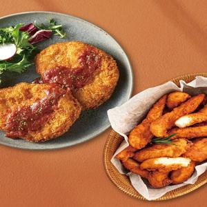 빠사삭 돈까스, 치킨텐더, 닭강정 골라담기 (옵션)