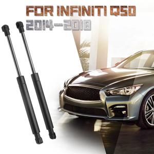 2 개/대 자동차 뒷 트렁크 리프트 지원 댐퍼 충격 스트럿 소품 2014-2018 인피니티 Q50 W/O 스포일러 자동차 액세서리