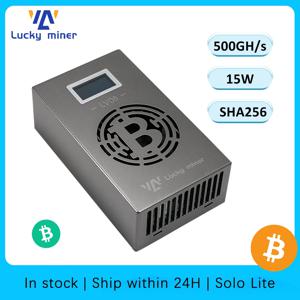 Lucky Miner LV06 500GH/S BM1366 Asic 칩 포함 Silent Bitcoin Solo Mini Miner 지원 Sha256 BTC BCH BSV DGB 코인