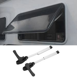 2Pcs 180mm-230mm RV Motorhome 창 지지대 텔레스코픽 알루미늄 합금 리프트 스트럿 RV 캐러밴 요트 액세서리