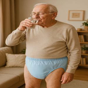 새로운 방수 성인용 기저귀 세탁 가능 재사용 가능한 기저귀 케어 팬츠 누수 방지 팬츠 커버 노인 요실금 기저귀