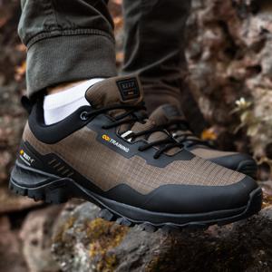 Baasploa 남성용 새로운 하이킹 신발 야외 방수 내마모성 미끄럼 방지 운동화 남성 캐주얼 경량 레이스업 워킹 슈즈