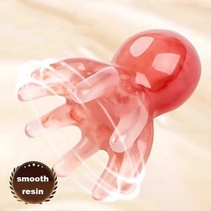 문어 마사지 빗 8/14 치아 레진 한국 헤어 케어 지압 스트레스 해소 탈모 방지 휴대용 두피 마사지기 가정용