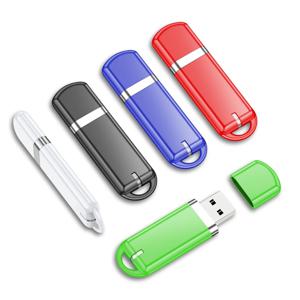 컬러풀 USB 플래시 드라이브 64GB 플라스틱 박스 펜 드라이브 32GB 독창적인 비즈니스 선물 메모리 스틱 128GB 16GB 8GB 4GB 128MB 펜드라이브